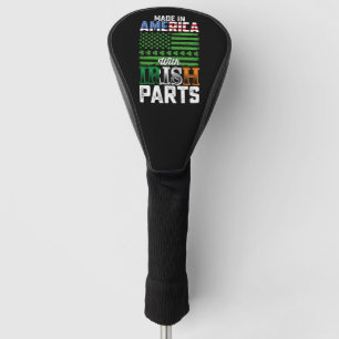 Hergestellt in Amerika mit irischen Teilen St. Pat Golf Headcover