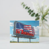 Hergestellt in Amerika Reklametafeln Postkarte (Stehend Vorderseite)