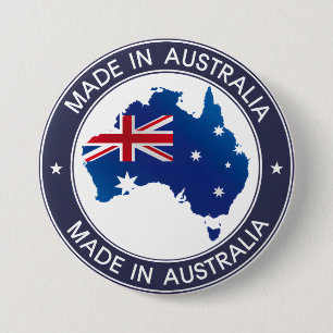 Hergestellt in Australien Button