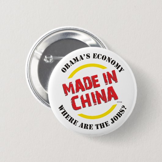 hergestellt in China Button (Vorne & Hinten)