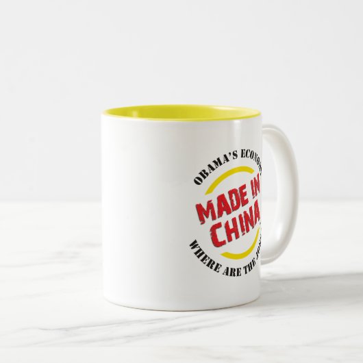 hergestellt in China Zweifarbige Tasse (VorderseiteRechts)