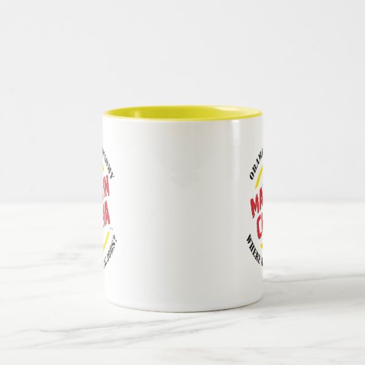 hergestellt in China Zweifarbige Tasse (Mittel)