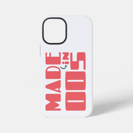 Hergestellt in den 00ern iPhone hülle (Rückseite)
