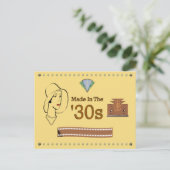 Hergestellt in den 30er Jahren Postkarte (Stehend Vorderseite)