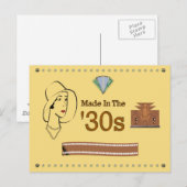 Hergestellt in den 30er Jahren Postkarte (Vorne/Hinten)