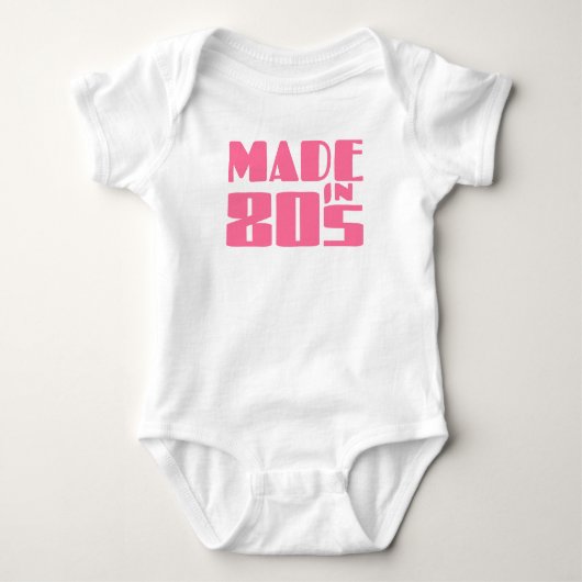 Hergestellt in den 80ern baby strampler (Vorderseite)