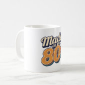 Hergestellt in den 80ern kaffeetasse (Vorderseite Links)