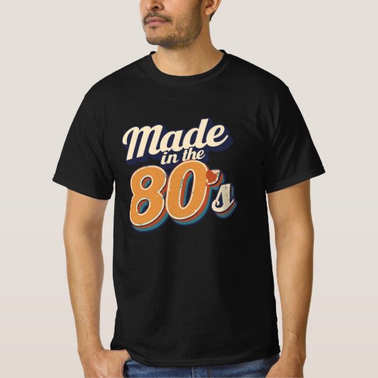 Hergestellt in den 80ern T-Shirt (Vorderseite)
