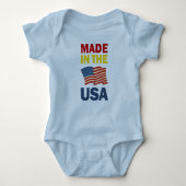 HERGESTELLT IN DEN USA BABY STRAMPLER (Vorderseite)