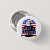 Hergestellt in den USA Button (Vorne & Hinten)