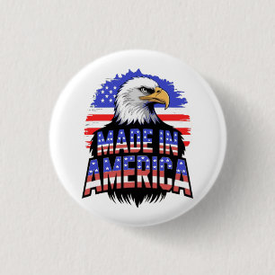 Hergestellt in den USA Button