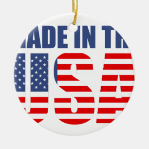 hergestellt in den usa keramik ornament