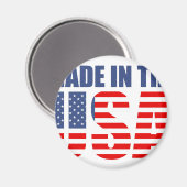 hergestellt in den usa magnet (Vorderseite/Rückseite)