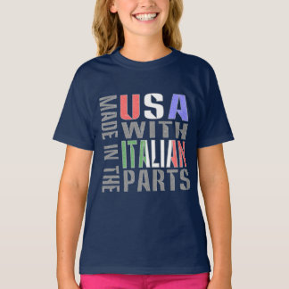 Hergestellt in den USA mit italienischen Teilen Mä T-Shirt