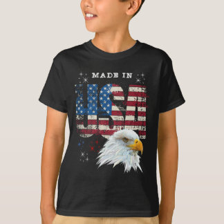 Hergestellt in den USA Patriotische amerikanische T-Shirt