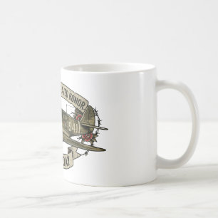 Hergestellt in den USA Patriotischer Adler und OEH Kaffeetasse