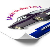 Hergestellt in den USA Poster (Ecke)