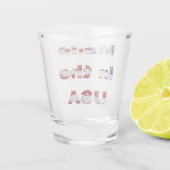 Hergestellt in den USA Schnapsglas (Rückseite)
