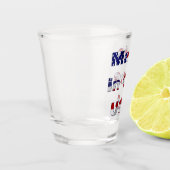 Hergestellt in den USA Schnapsglas (Links)