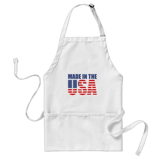 hergestellt in den usa schürze (Vorne)