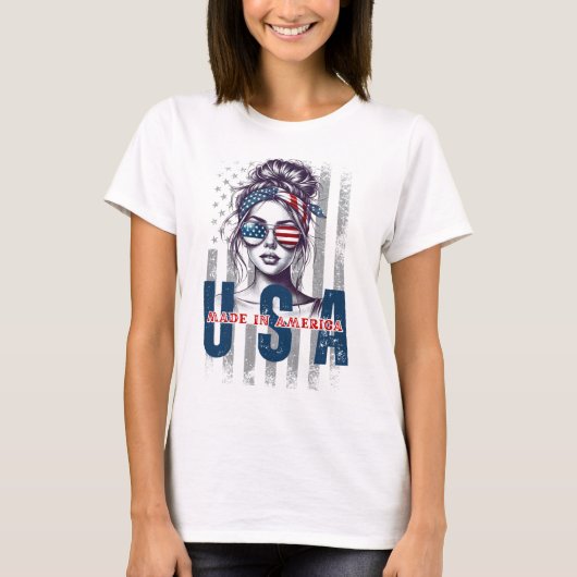 Hergestellt in den USA  T-Shirt (Vorderseite)