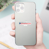 Hergestellt in der Tschechischen Republik Barcode- Aufkleber (Telefon)