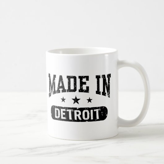 hergestellt in Detroit Kaffeetasse (Rechts)