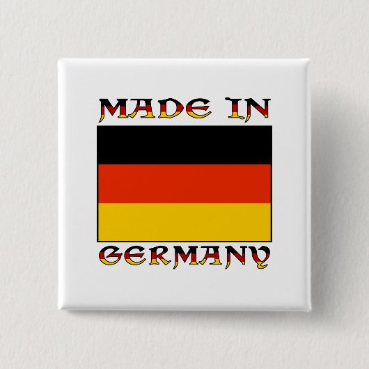 Hergestellt in Deutschland Button (Vorderseite)