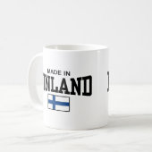 hergestellt in Finnland Kaffeetasse (Vorderseite Links)