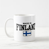 hergestellt in Finnland Kaffeetasse (Links)