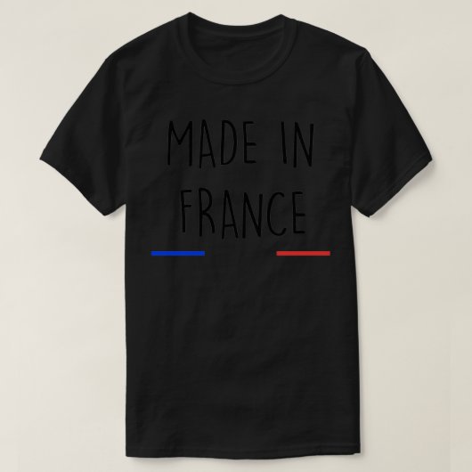 hergestellt in Frankreich T-Shirt (Design vorne)