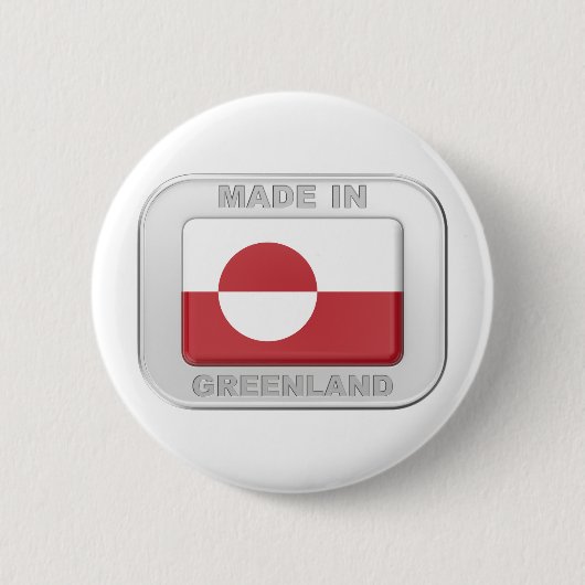 Hergestellt in Grönland Button (Vorderseite)
