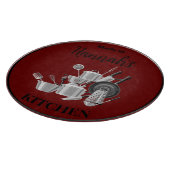 Hergestellt in [Ihrem Namen] Küchenplatten und -br Schneidebrett (Ecke)