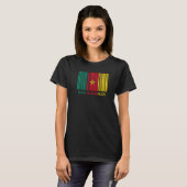 Hergestellt in Kameruner Flaggencode T-Shirt (Vorne ganz)