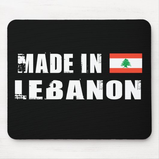 hergestellt in Libanon Mousepad (Vorne)