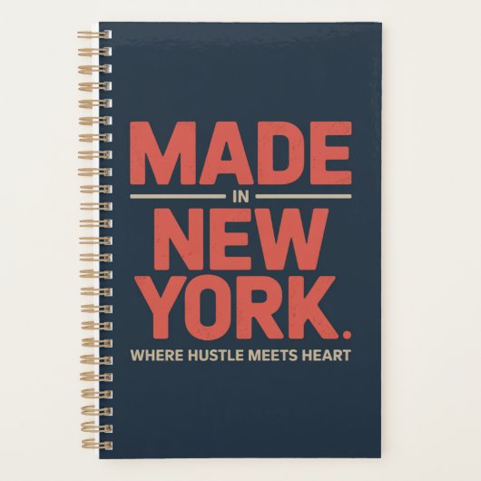 Hergestellt in New York Planer (Vorderseite)