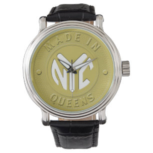Hergestellt in New York Queens Armbanduhr