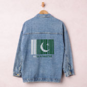 Hergestellt in pakistanischem Flaggencode Jeansjacke (Hangar)