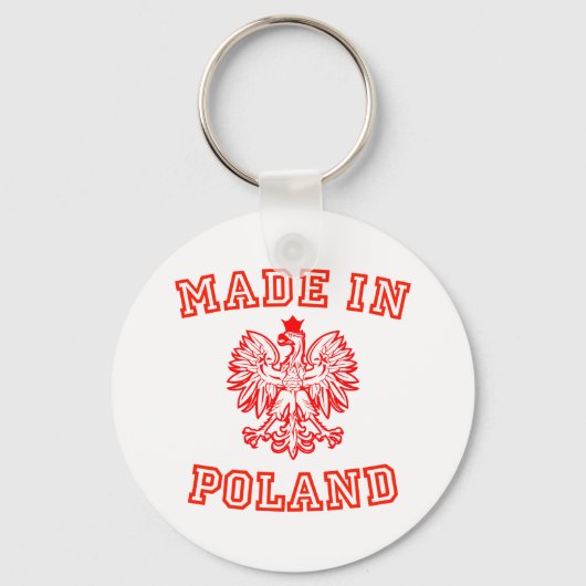 hergestellt in Polen Schlüsselanhänger (Vorderseite)