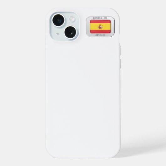 Hergestellt in Spanien iPhone Hülle (Rückseite)