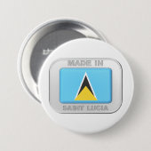 Hergestellt in St. Lucia Button (Vorne & Hinten)