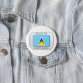 Hergestellt in St. Lucia Button (Beispiel)