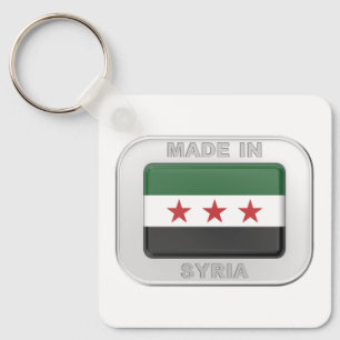 Hergestellt in Syrien Schlüsselanhänger