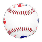hergestellt in Texas mit polnischen Teilen Baseball (Rückseite)