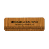 Hergestellt von - Holzdesign (Vorne)