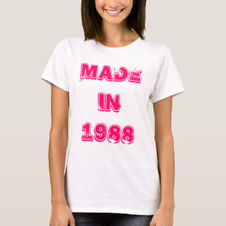 Hergestellter im Jahre 1988 T - Shirt