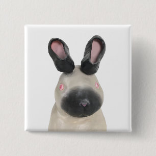 Hergestelltes Kaninchen Button