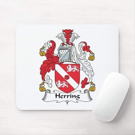 Hering-Familienwappen Mousepad (Mit Mouse)