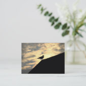 Hering Gull Sunset Visitenkarte (Stehend Vorderseite)