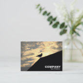 Hering Gull Sunset Visitenkarte (Stehend Vorderseite)